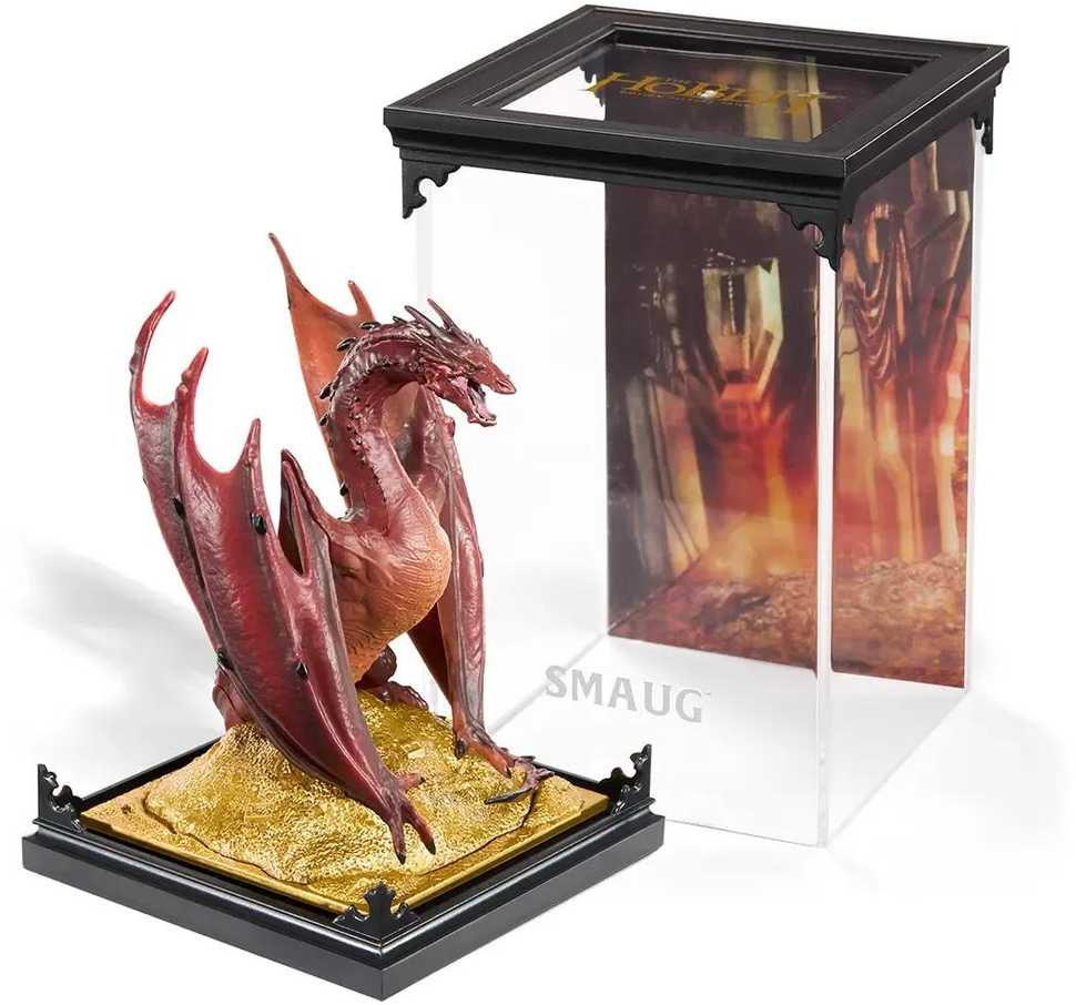 The Noble Collection France Smaug Diorama - Bilbo the Hobbit - Collector's Figurine
