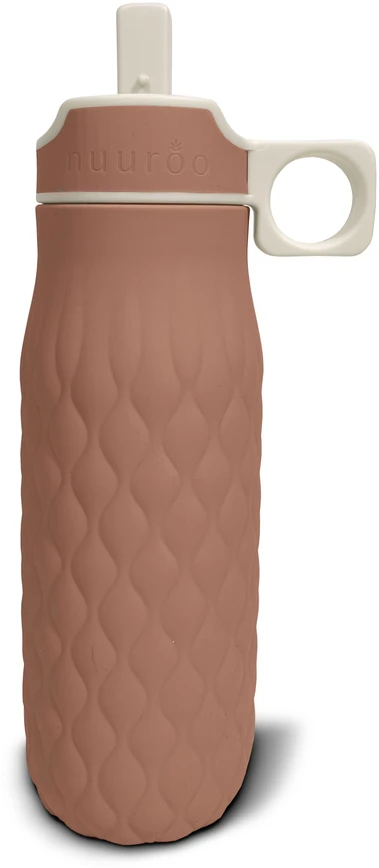 Nuuroo - „Nima“ silikoninis geriamasis buteliukas, 400 ml - Šokoladinis salyklas