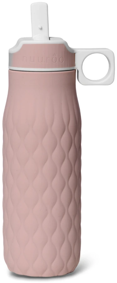 Nuuroo - „Nima“ silikoninis geriamasis buteliukas, 400 ml - „Woodrose“