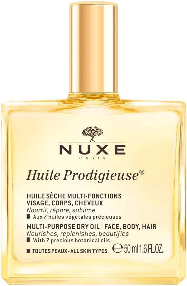Nuxe Sausasis aliejus „Huile Prodigieuse® Multi-purpose dry oil“ (veidui ir kūnui puoselėti), 50 ml