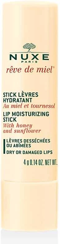 NUXE Reve de Miel Lip Moisturising Stick Lūpų balzamas moterims, 4 g
