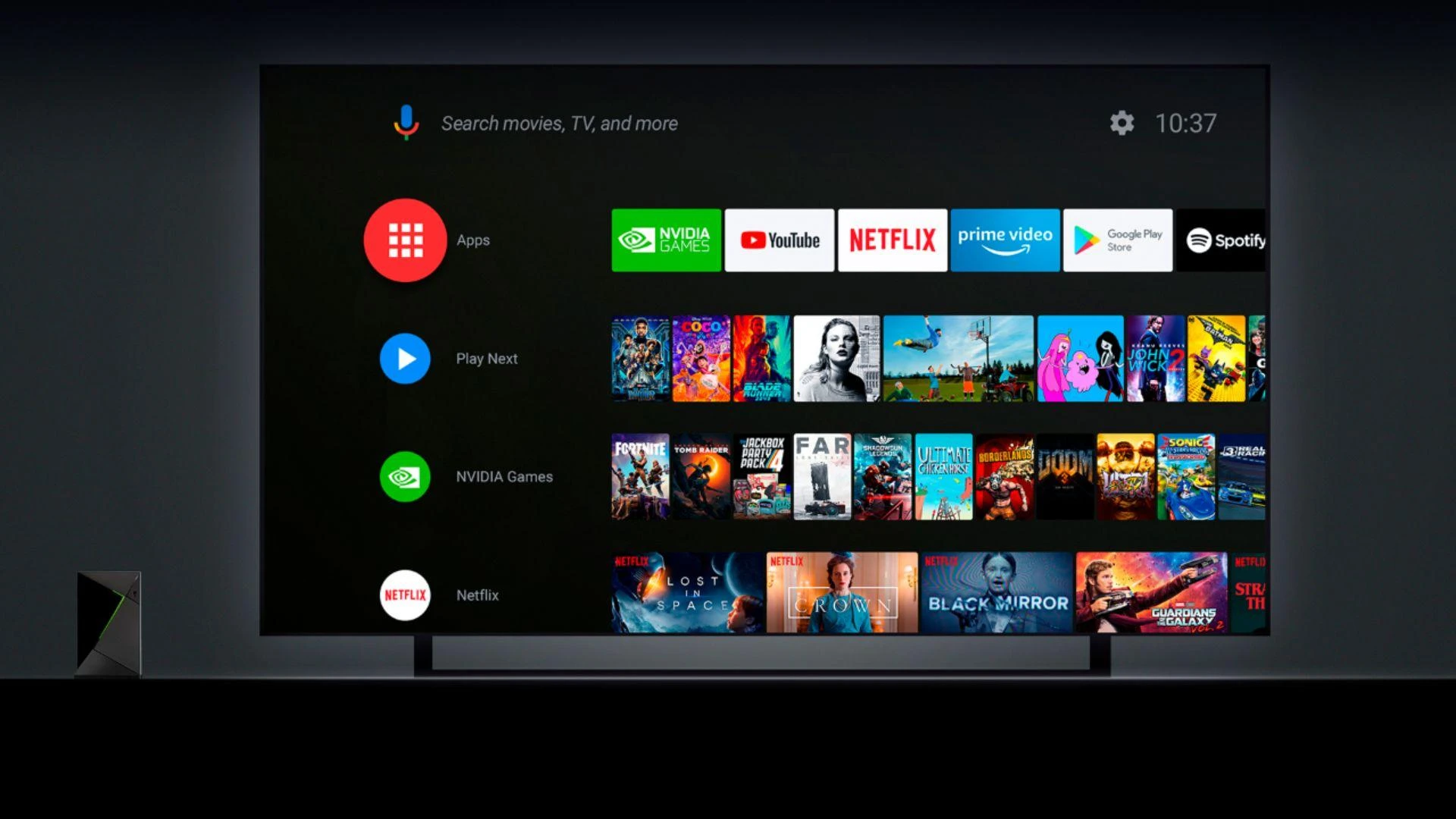 Vaizdo grotuvas „Nvidia Shield TV Pro“ (2019 m.)