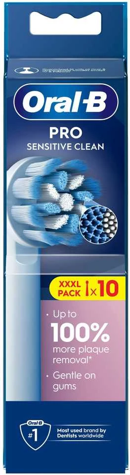 Oral-B Sensitive Clean šepetėlių pakuotė 10 vienetų