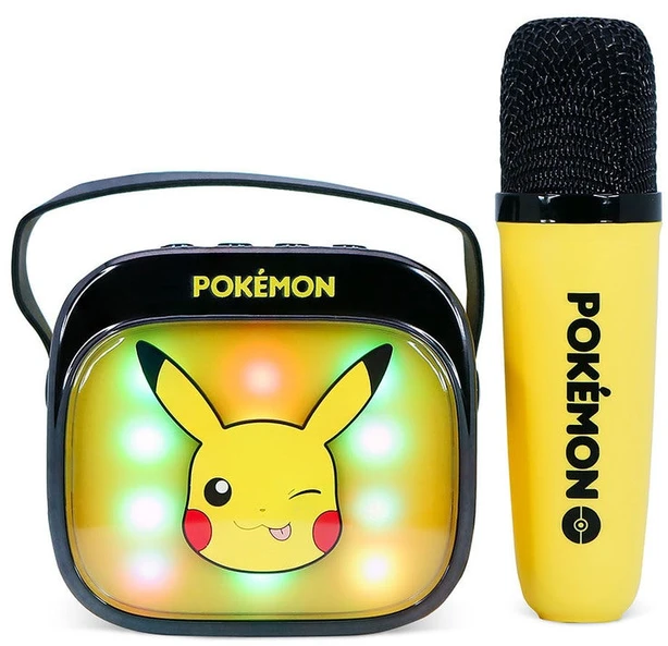 OTL - Belaidis šviečiantis karaoke garsiakalbis su mikrofonu - Pikachu