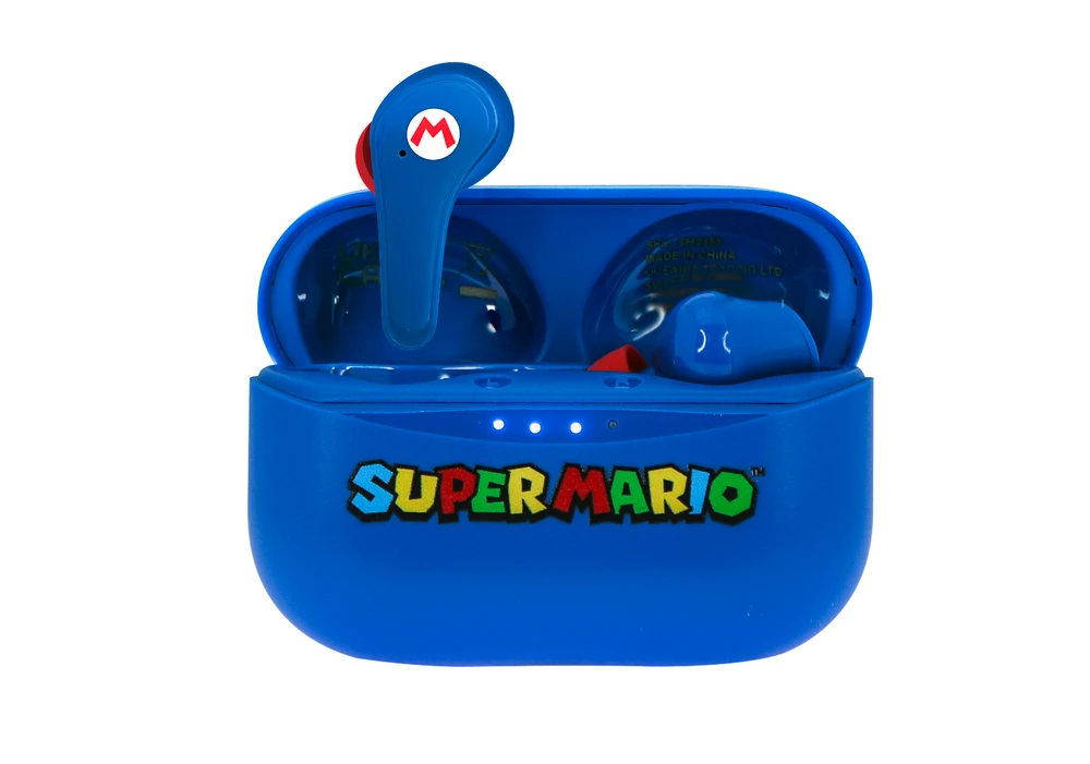 OTL Super Mario TWS belaidės ausinės, Mėlynos spalvos