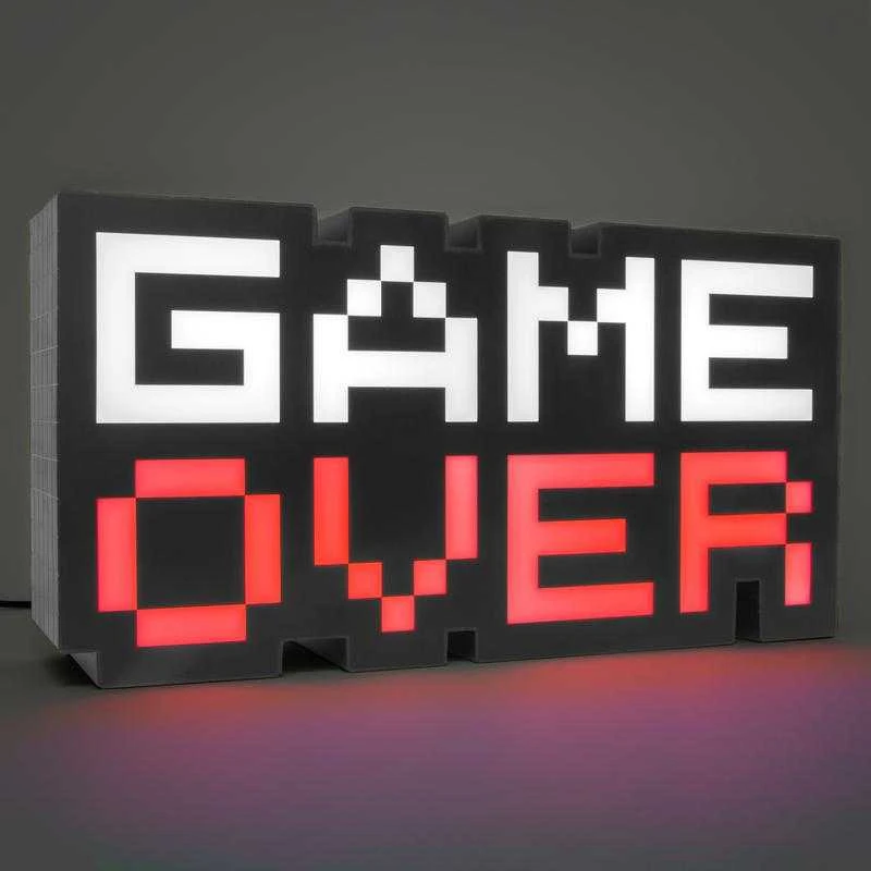 Paladone Licenced Game Over lempa