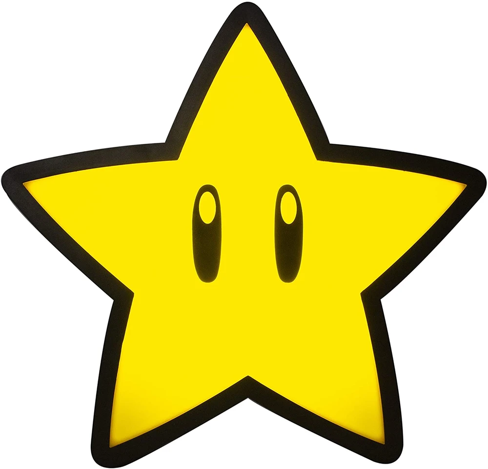 Paladone Super Mario Super Star šviesa 10 cm