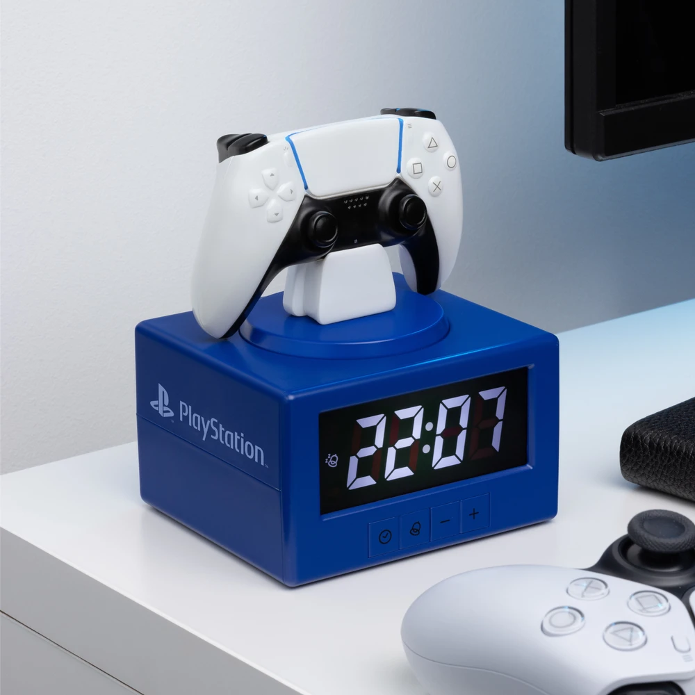 Paladone PALADONE „Playstation DualSense“ žadintuvas (aukštis: 16,3 cm)
