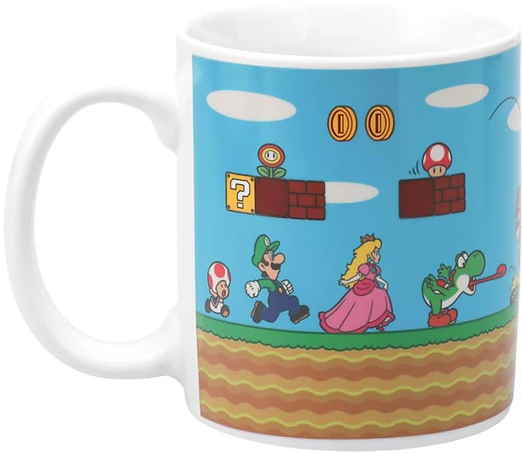 Paladone Super Mario Level heat change mug 300ml