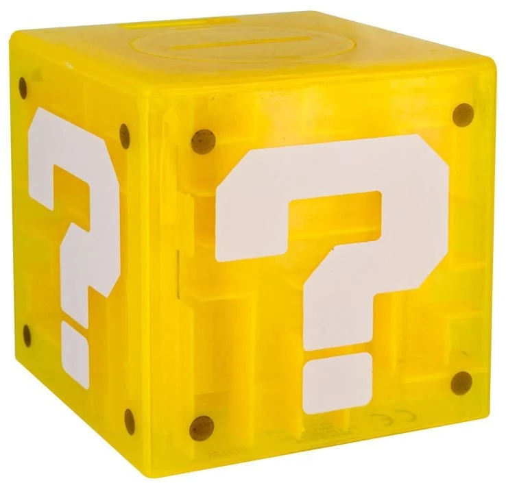 Paladone Super Mario - Klausimų blokų labirintas seifas