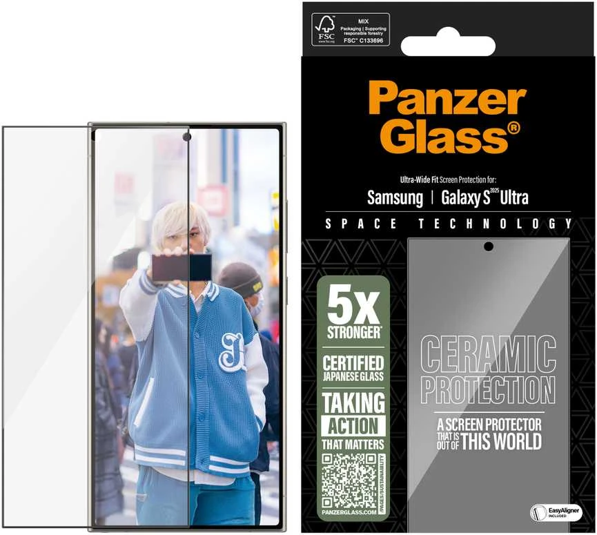 Panzer Glass PanzerGlass Ultra-Wide Fit Ceramic Glass for Samsung Galaxy S25 Ultra