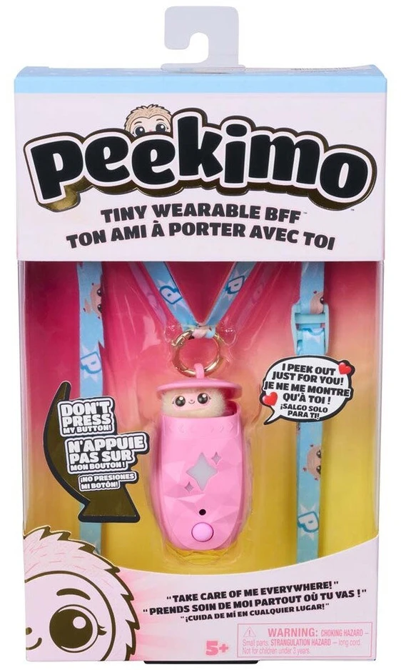 Peekimo - Nešiojamas interaktyvus augintinis su rožiniu centu (6078028)