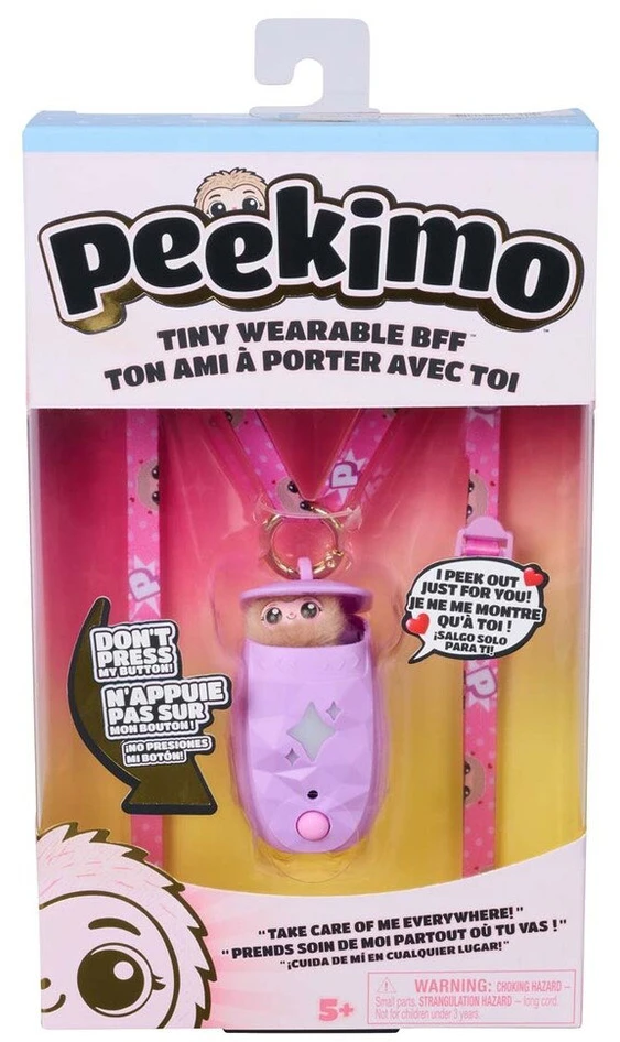 Peekimo - Nešiojamas interaktyvus augintinis violetinė Lulu (6078029)
