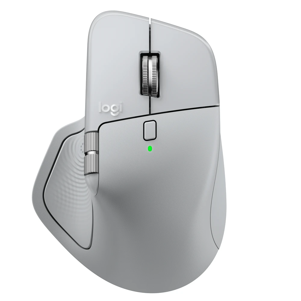 Logitech MX Master 4 belaidė pelė | spalva: šviesiai pilka (Pale Grey) - 910-007563