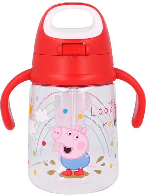 Peppa Pig kūdikio šiaudelio formos puodelis, 370 ml.