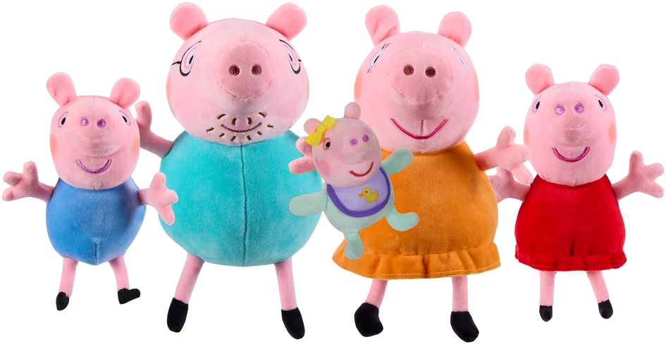 Peppa Pig PEPPA FAMILY PLUSH 5PK