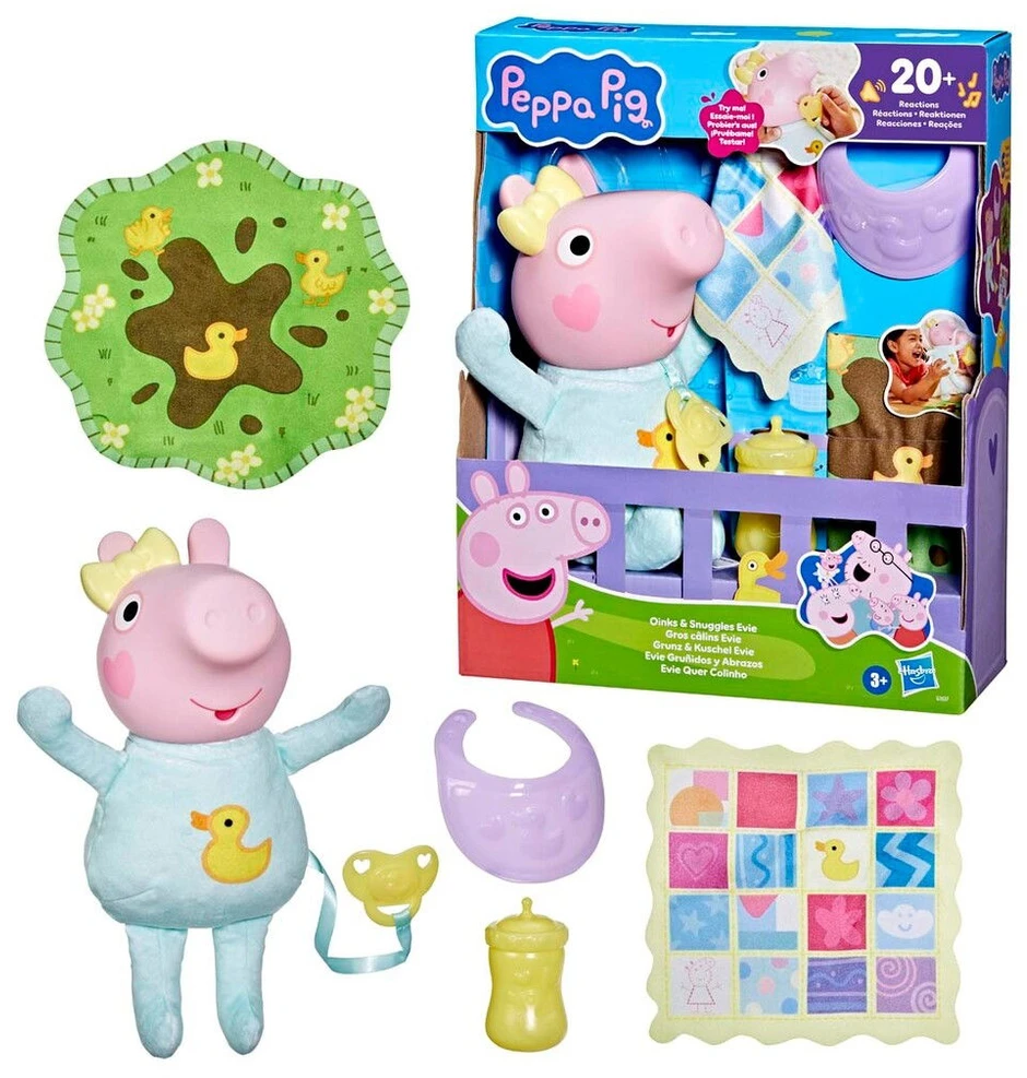 Peppa Pig interaktyvus žaislas Oinks & Snuggles Evie
