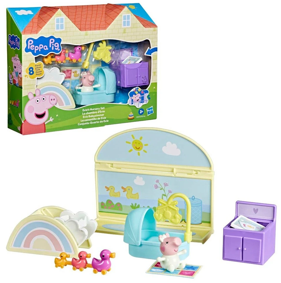 Peppa Pig - Kambario žaidimų rinkinys - Evie vaikų kambarys (G28355X0)
