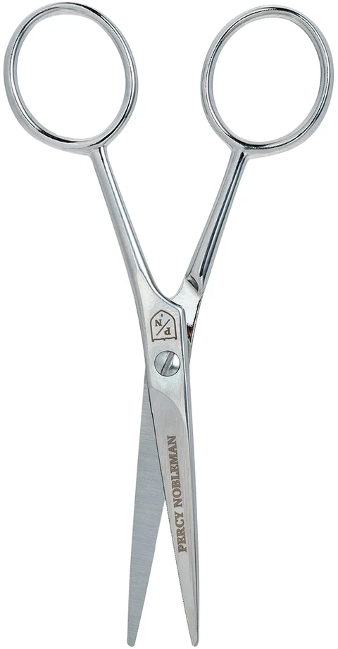 Percy Nobleman Beard & Moustache Scissors Barzdos ir ūsų formavimo žirklės, 1 vnt.
