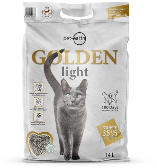 GOLDEN light cat litter - 14kg