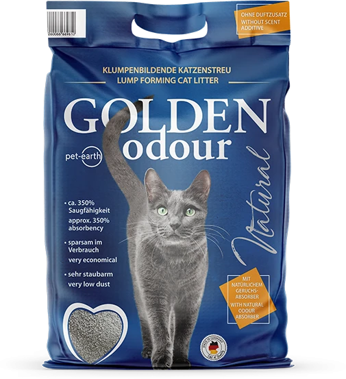 Golden Grey Golden Pilkas GOLDEN Odour Natural - bentonite litter - 14kg