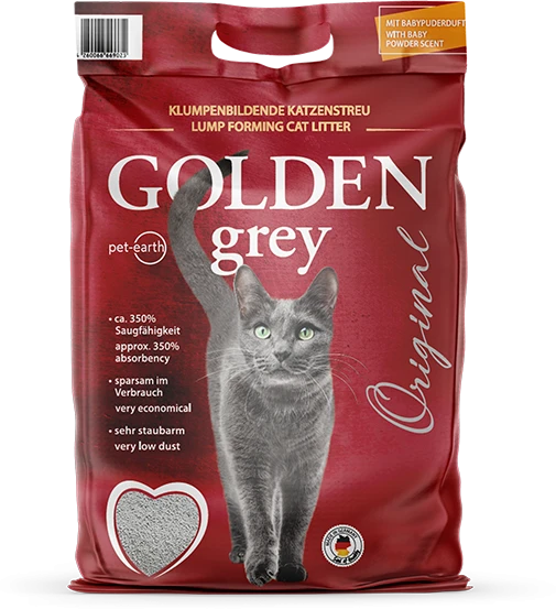 Golden Krienai Pet Earth Auksinis pilkas Kūdikių milteliai