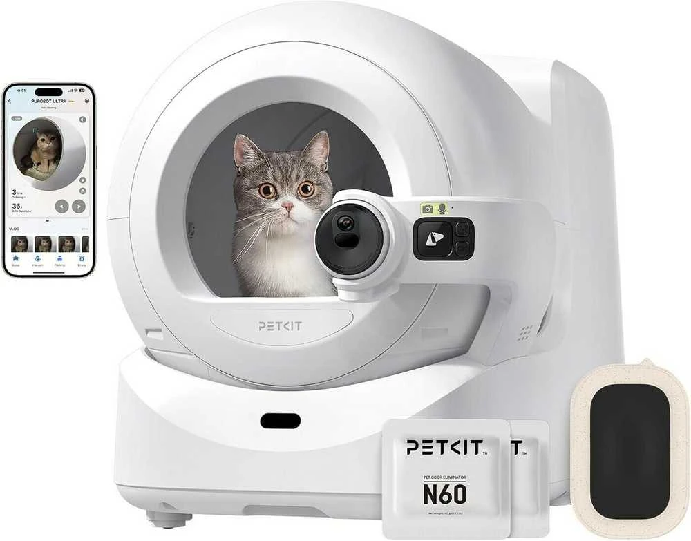 Savaime išsivalantis kačių tualetas-robotas PETKIT Purobot Ultra
