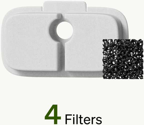 Petlibro - 4-Pack Filters for Dockstream RFID Smart Cat Vanduo Fountain