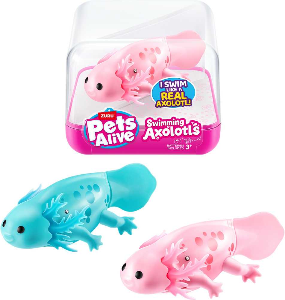Zuru Pets Alive Gyvi gyvūnai – „Swimming Axolotl“ (9556UQ1)