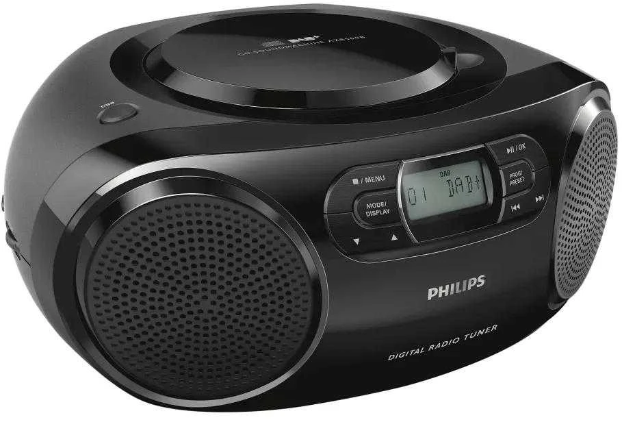 PHILIPS CD Soundmachine AZB500/12 DAB+, DAB, FM, Juodas