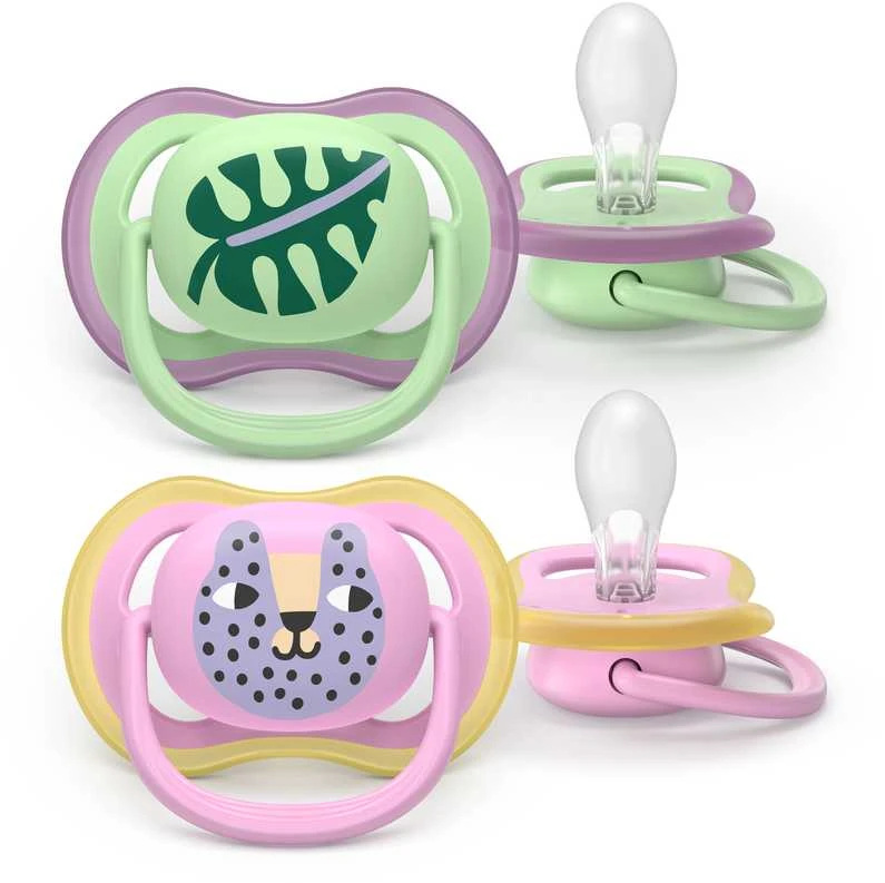 Philips Avent Ultra air tutti, 6–18 kk, 2 kpl, vihreä/pinkki
