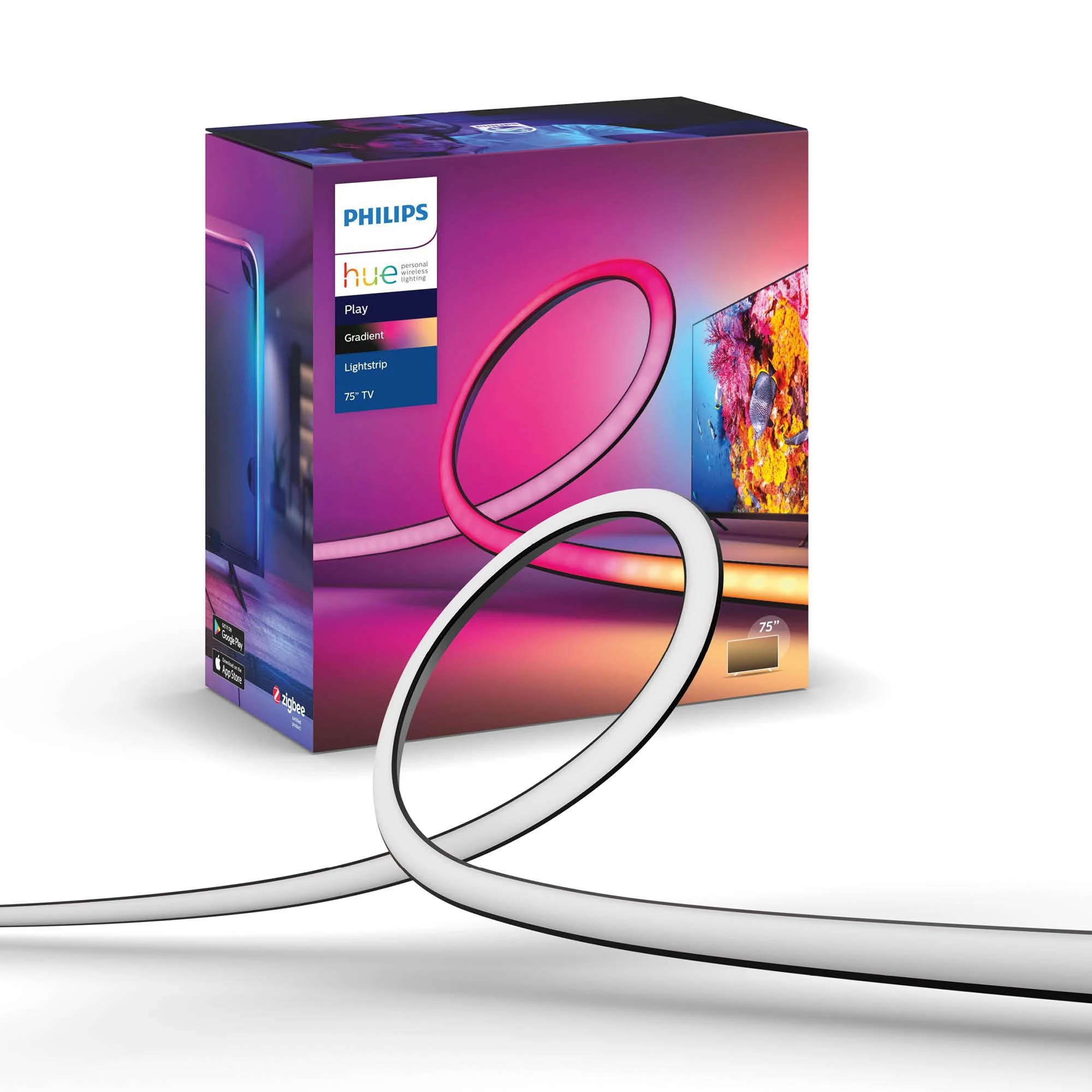 Philips Hue | Šviesos juostos gradientas 75" EU | 20 W | Spalvotas