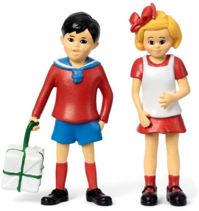 Pippi Langstrump Pippi Tommy Og Annika Figursæt