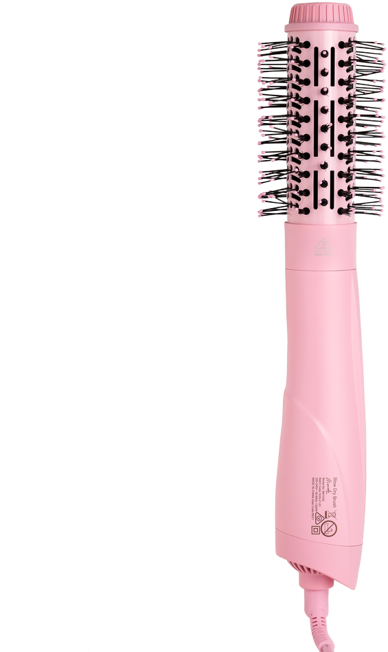 Mermade Blow Dry Rožinė Plaukų formavimo šukos rožinės spalvos