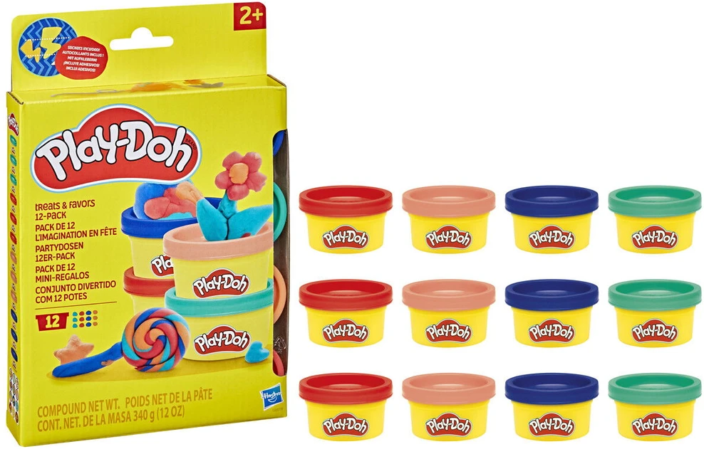 PLAY-DOH Mini indelių rinkinys, 12 vnt.