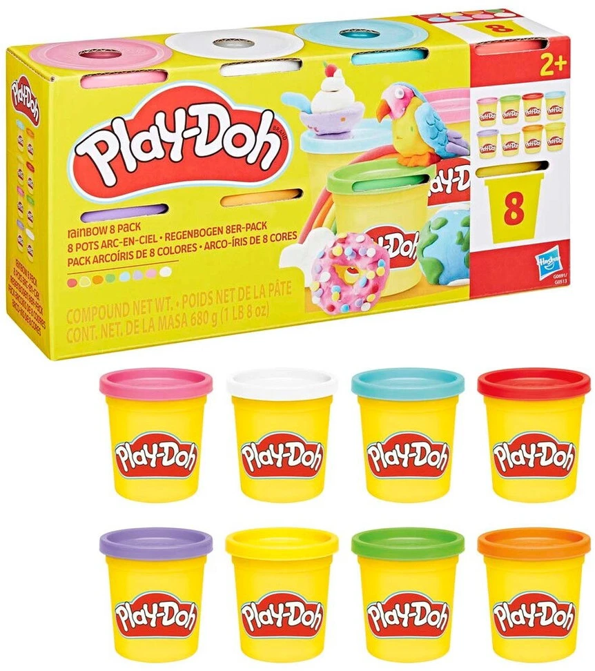 PLAY-DOH Plastilino rinkinys, 8 vnt.