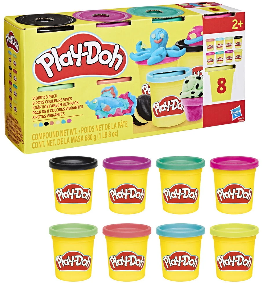 Play_Doh Play-Doh modelinų rinkinys „Play-Doh“ masei, 8 vnt. pakuotė