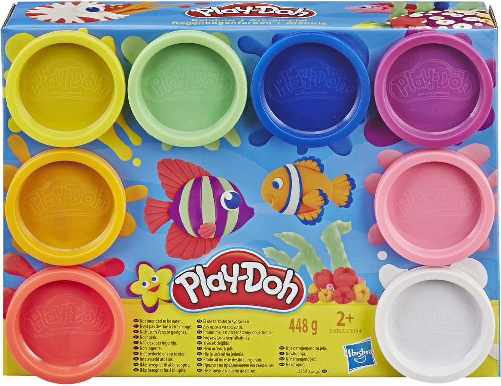 PLAY-DOH Plastilinas, 8 vnt.