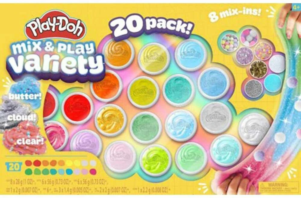 „Play-Doh“ – mišraus ir žaidžiančio žaislo rinkinys, 20 vnt. pakuotėje – (334-235506)