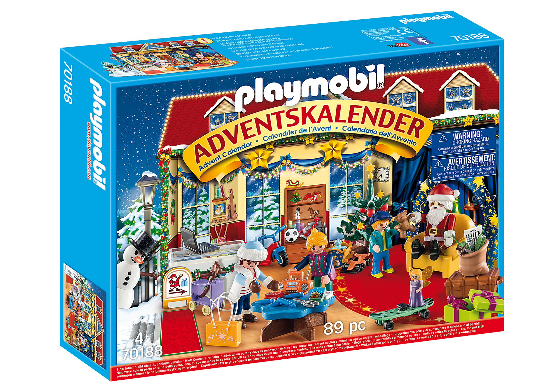 Playmobile 70188 advento kalendorius Žaislų parduotuvė