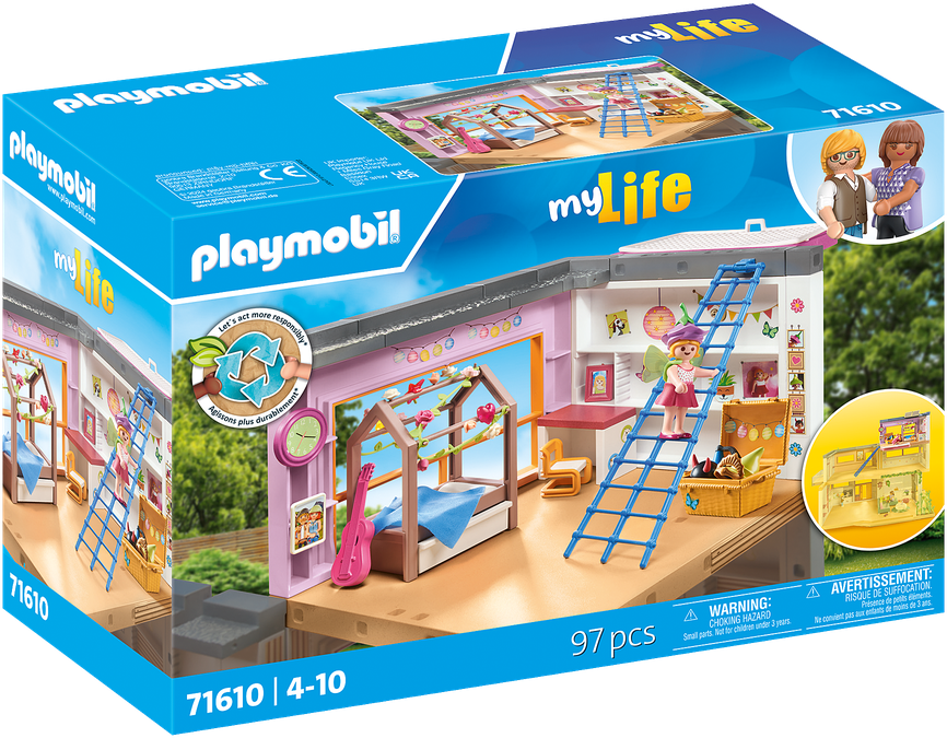 Playmobil Gyvenamasis namas 71610 Vaikų kambarys