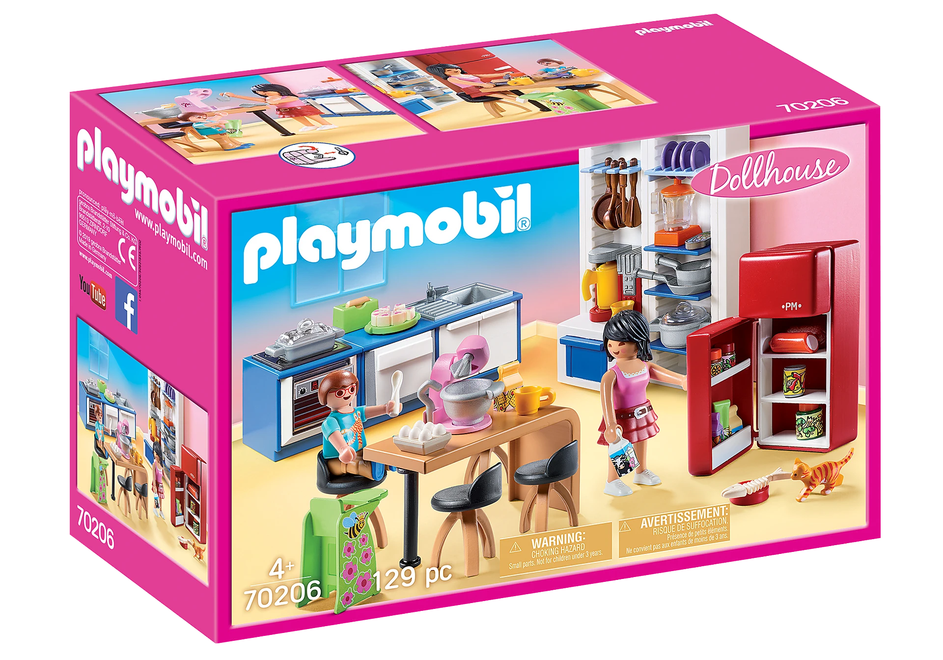 Playmobil Dollhouse 70206 Šeimos virtuvė