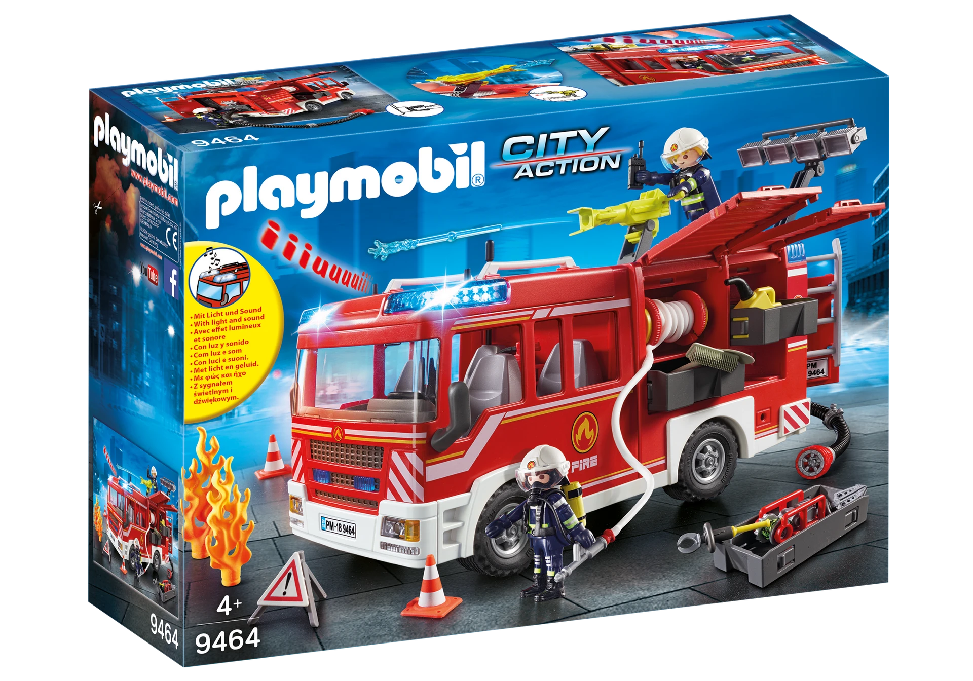 Playmobil City Action 9464 Važiuoklė ugniagesių gelbėtojas