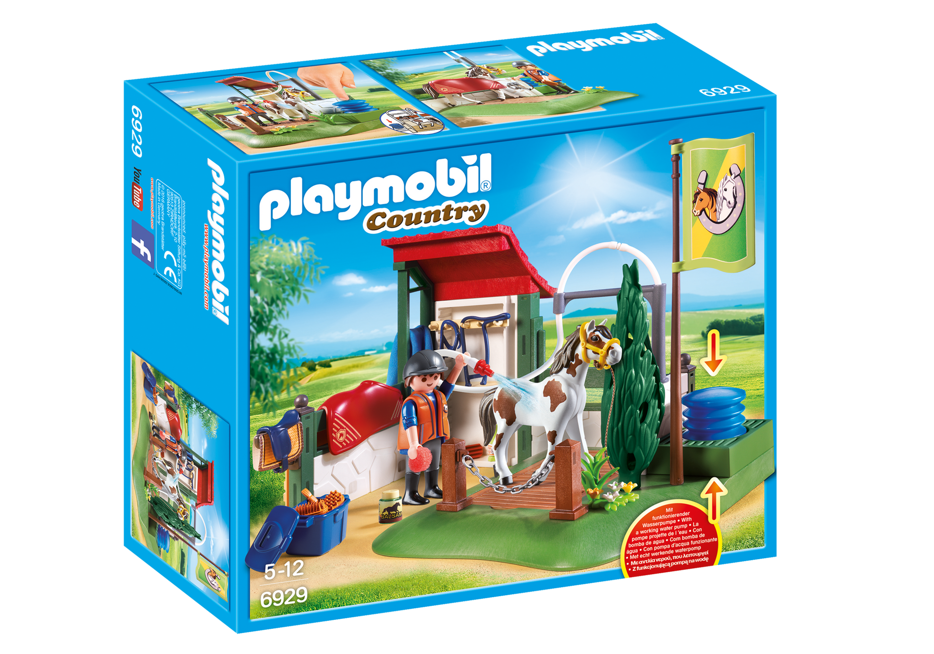 PLAYMOBIL COUNTRY Arkliukų priežiūros stotelė, 6929