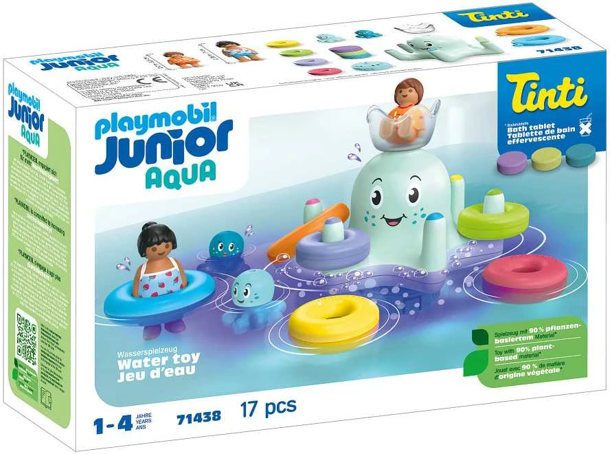PLAYMOBIL - Junior ir Tinti: Spalvingasis Krakenas (71438)