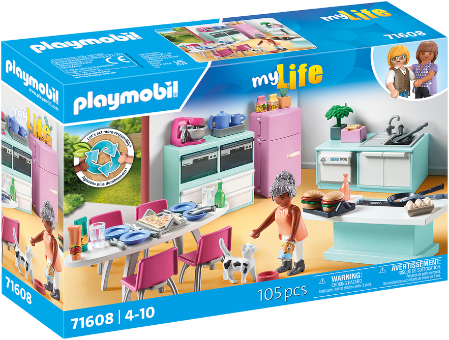 Playmobil Living House 71608 Viryklė su jadalnią