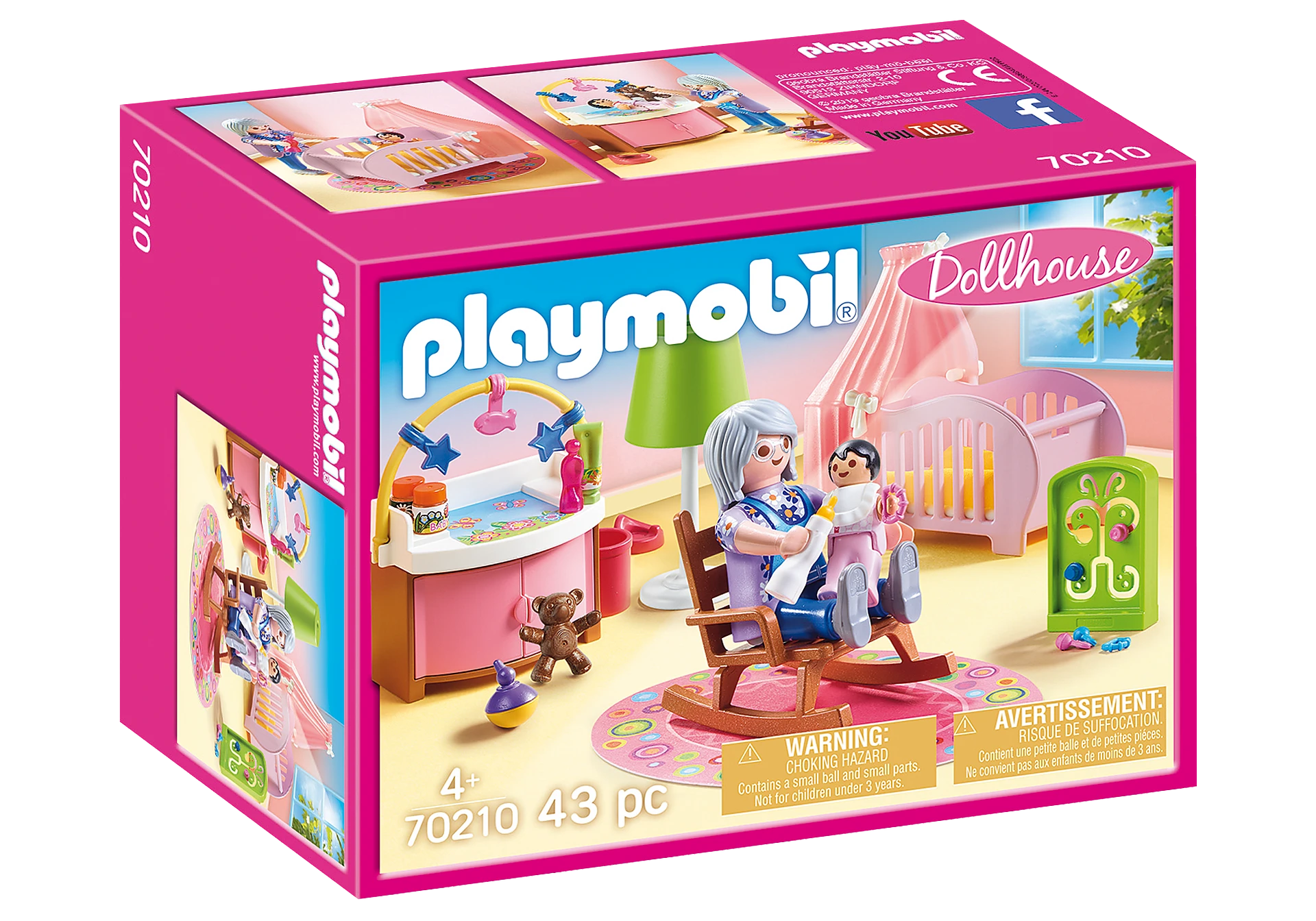 70210 PLAYMOBIL® Dollhouse, Kūdikio kambarys