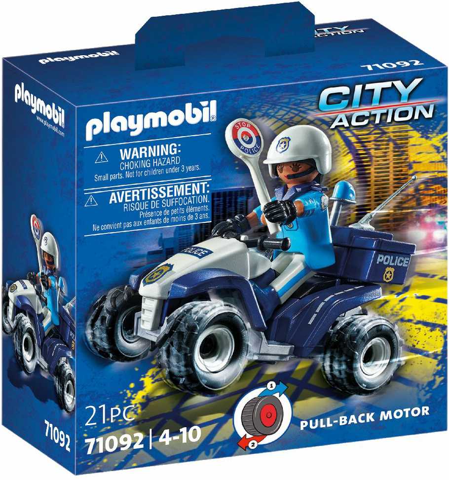 Konstruktorius Playmobil Police Speed Quad 71092