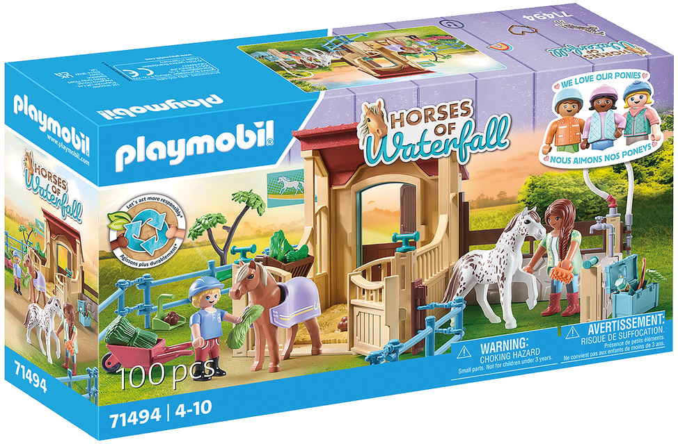 PLAYMOBIL HORSES OF WATERFALL Arklidės 71494