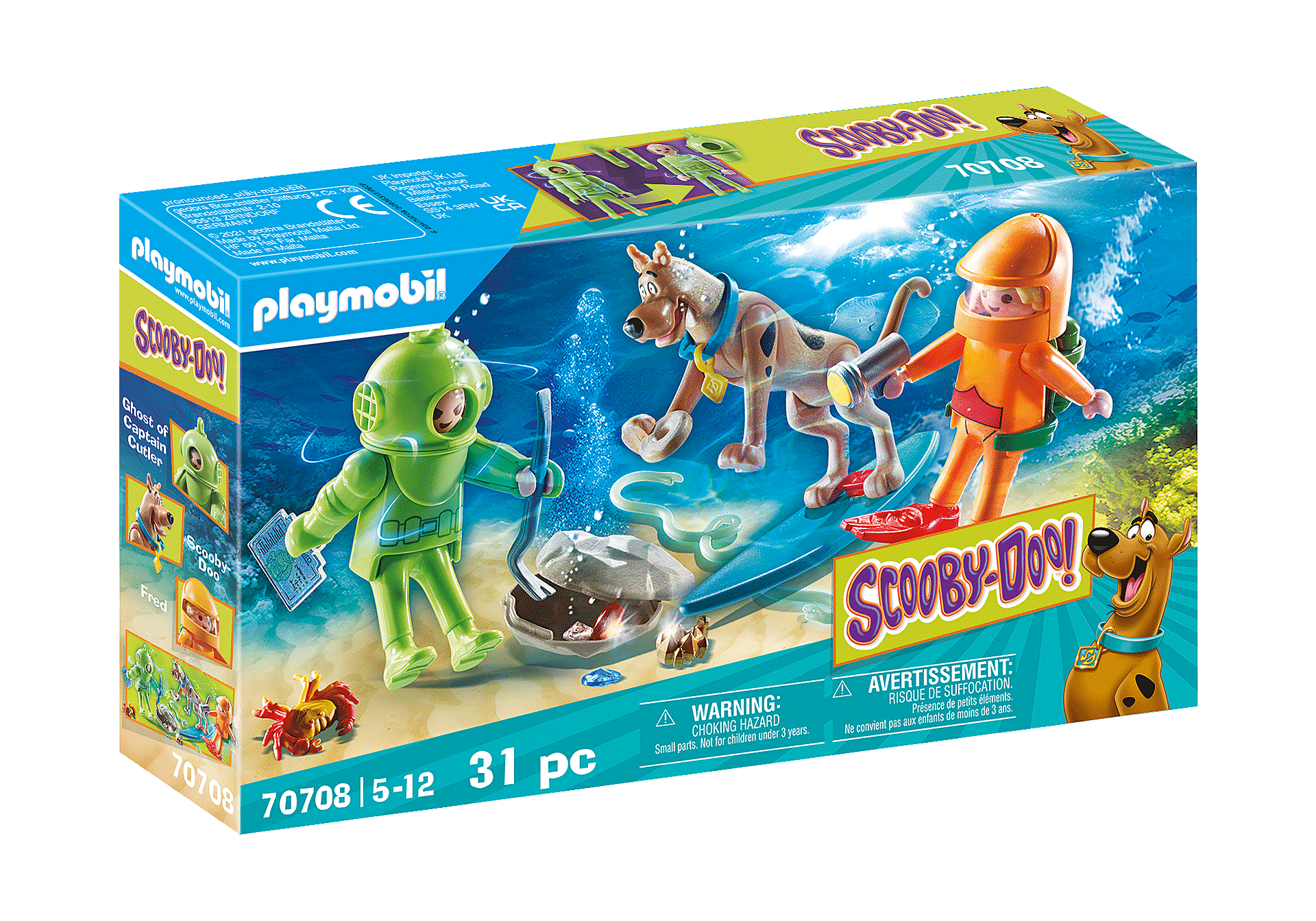 Nuotykiai su vaiduokliu nardytoju 70708 PLAYMOBIL Scooby-Doo!